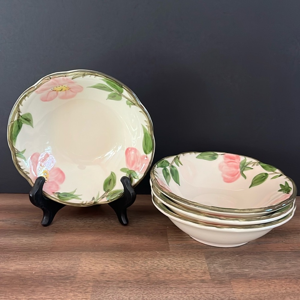 Franciscan Desert Rose Coupe Cereal Bowl Four